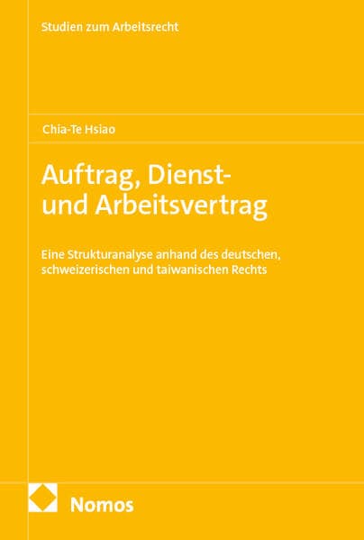 Auftrag, Dienst- und Arbeitsvertrag