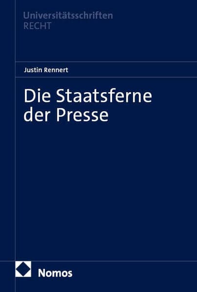 Die Staatsferne der Presse