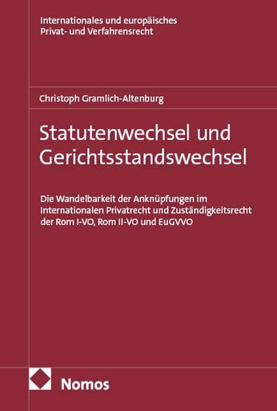 Statutenwechsel und Gerichtsstandswechsel