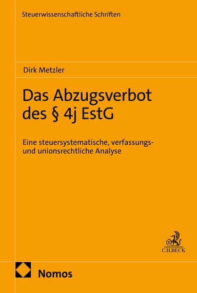 Das Abzugsverbot des § 4j EstG