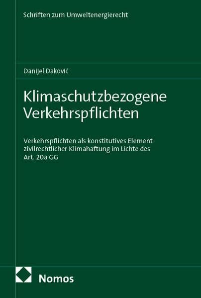 Klimaschutzbezogene Verkehrspflichten