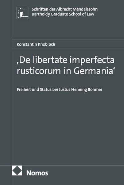 De libertate imperfecta rusticorum in Germania‘