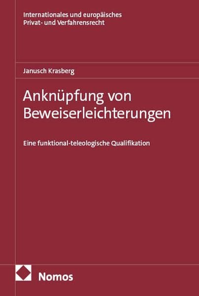Anknüpfung von Beweiserleichterungen