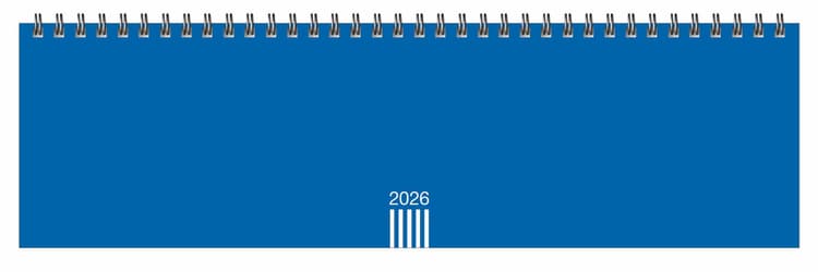 Wochenquerplaner, blau 2026