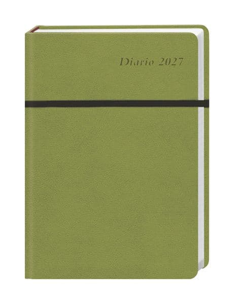 Diario Wochen-Kalenderbuch A6, grün 2027