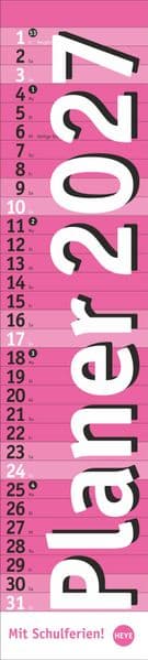 Langplaner, pink 2027