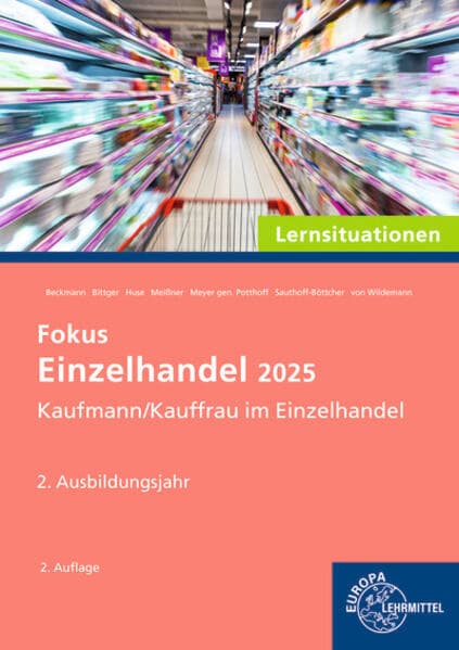 Lernsituationen Einzelhandel 2025, 2. Ausbildungsjahr