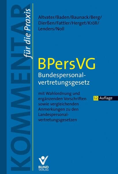 BPersVG - Bundespersonalvertretungsgesetz