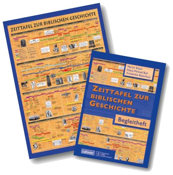 Kombi-Paket: Zeittafel zur biblischen Geschichte und Begleitheft