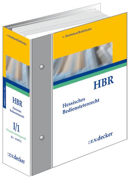 Hessisches Bedienstetenrecht - HBR
