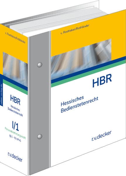 Hessisches Bedienstetenrecht - HBR