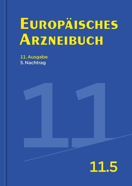 Europäisches Arzneibuch 11. Ausgabe, 5. Nachtrag