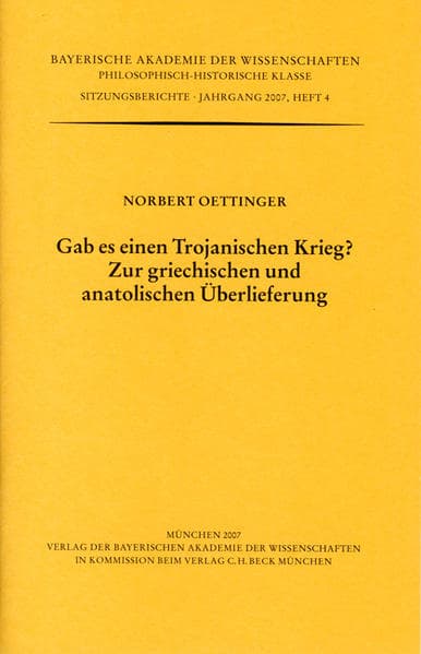 Gab es einen Trojanischen Krieg?