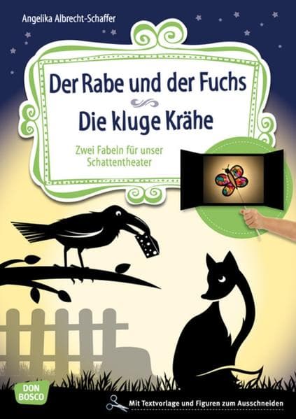 Der Rabe und der Fuchs. Die kluge Krähe