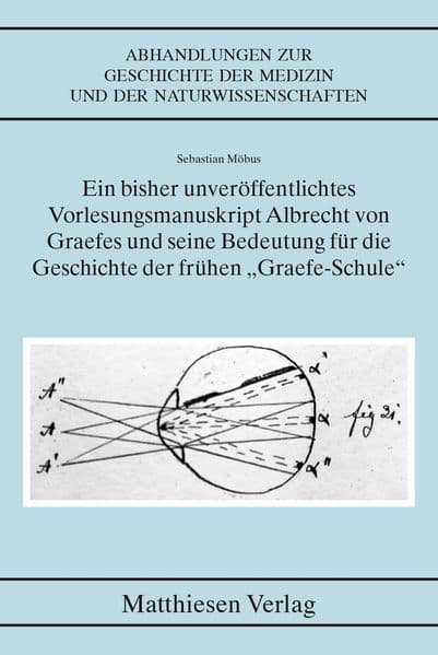 Ein bisher unveröffentlichtes Vorlesungsmanuskript Albrecht von Graefes und seine Bedeutung für die Geschichte der frühen "Graefe-Schule"