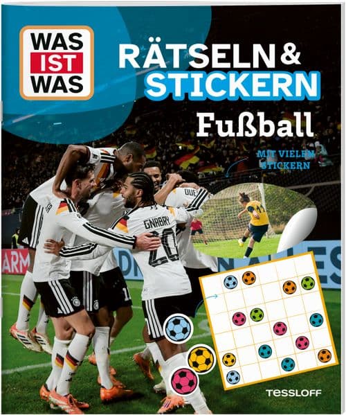 WAS IST WAS Rätseln und Stickern: Fußball