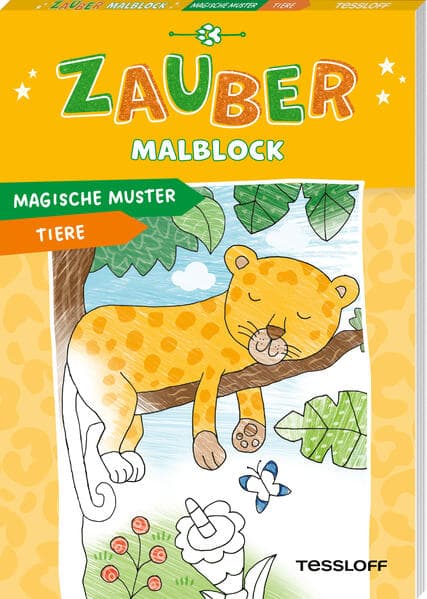 Zaubermalblock. Magische Muster. Tiere