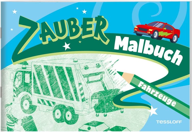 Zaubermalbuch. Fahrzeuge