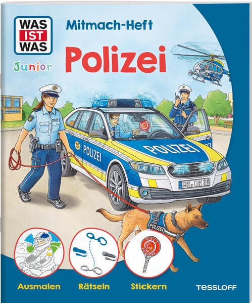 WAS IST WAS Junior Mitmach-Heft Polizei