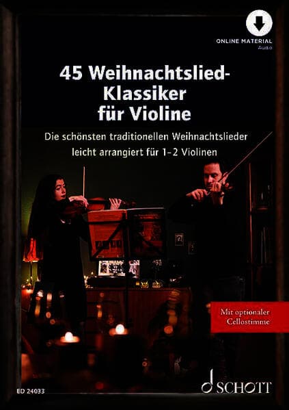 45 Weihnachtslied-Klassiker für Violine