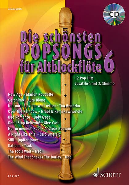 Die schönsten Popsongs für Alt-Blockflöte