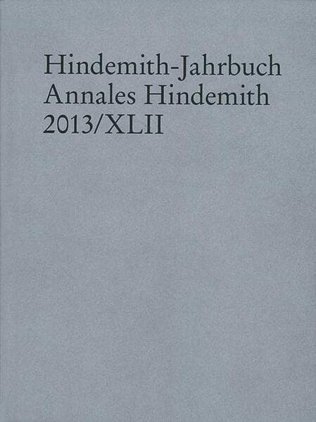 Hindemith-Jahrbuch