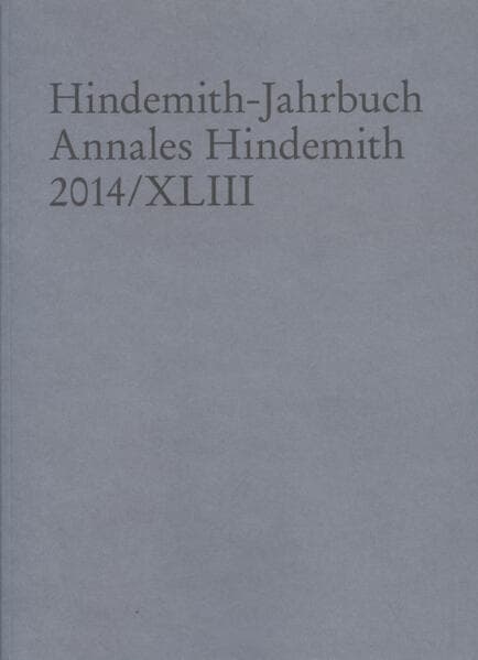 Hindemith-Jahrbuch
