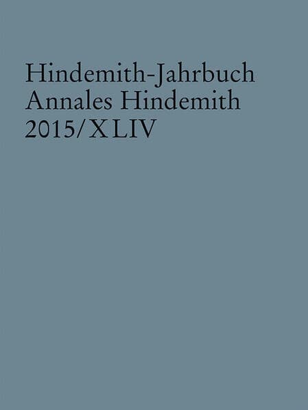 Hindemith-Jahrbuch