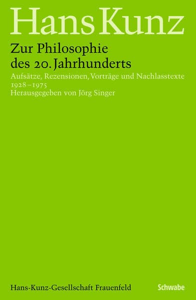 Zur Philosophie des 20. Jahrhunderts