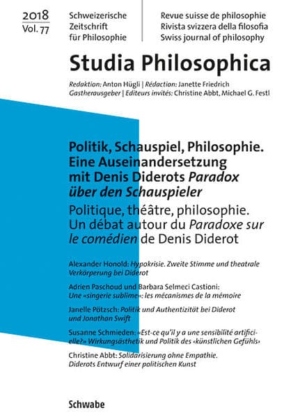 Politik, Schauspiel, Philosophie / Politique, théâtre, philosophie