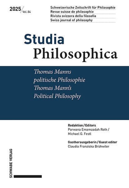 Thomas Manns politische Philosophie / Thomas Mann’s Political Philosophy