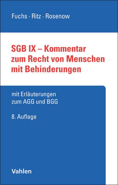 SGB IX - Kommentar zum Recht von Menschen mit Behinderungen