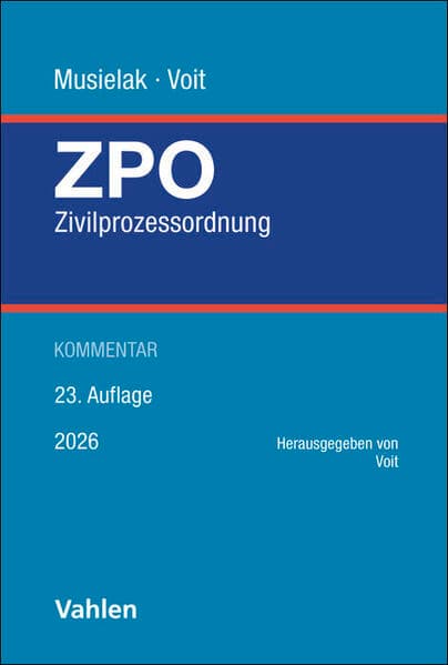 Zivilprozessordnung. ZPO