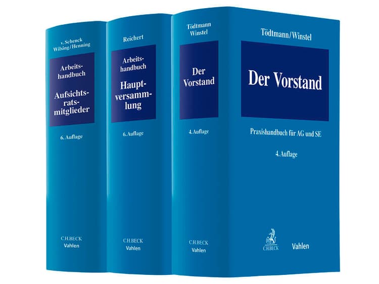 Bundle Tödtmann/Winstel, Der Vorstand – Praxishandbuch für AG und SE + Reichert, Arbeitshandbuch für die Hauptversammlung + v. Schenck/Wilsing/Henning, Arbeitshandbuch für Aufsichtsratsmitglieder