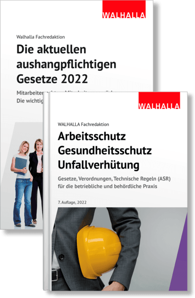 Kombi-Paket Die aktuellen aushangpflichtigen Gesetze + Arbeitsschutz, Gesundheitsschutz, Unfallverhütung 2026