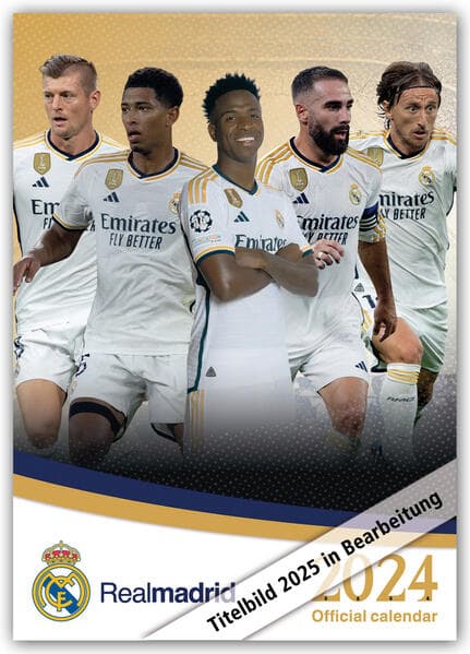 Real Madrid 2025 - A3-Posterkalender - Original Danilo-Kalender [Mehrsprachig] [Kalender]