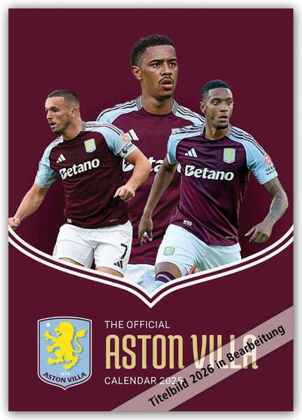 Aston Villa FC 2026 - A3-Posterkalender