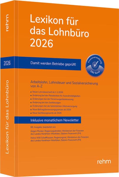 Lexikon für das Lohnbüro 2026