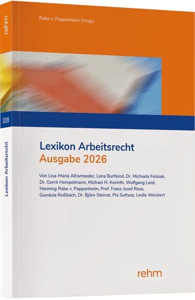 Lexikon Arbeitsrecht im öffentlichen Dienst 2026