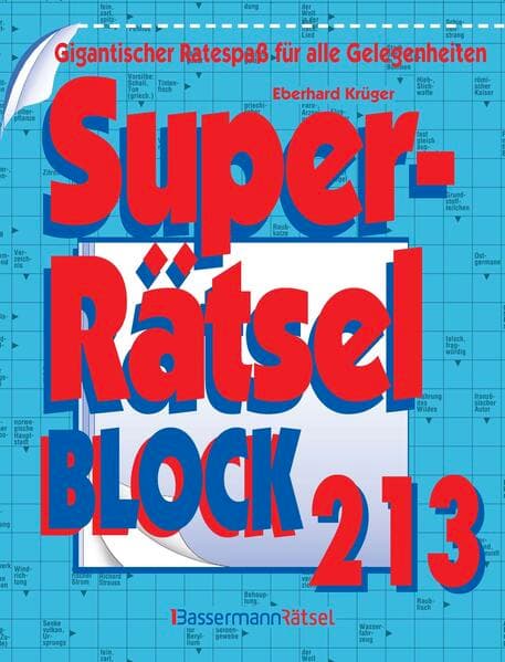Superrätselblock 213 (5 Exemplare à 4,99 €)