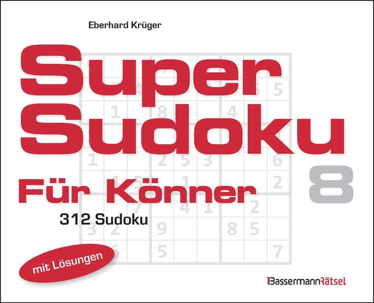 Supersudoku für Könner 8 (5 Exemplare à 3,99 €)