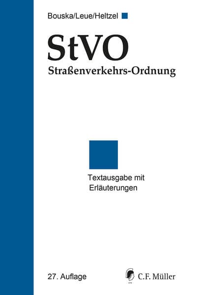 StVO Straßenverkehrs-Ordnung