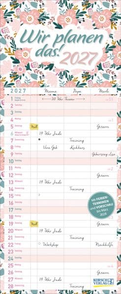 Familientimer Wir planen das! 2027