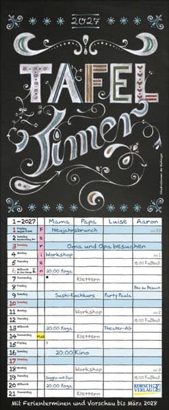 Tafel Timer 2027