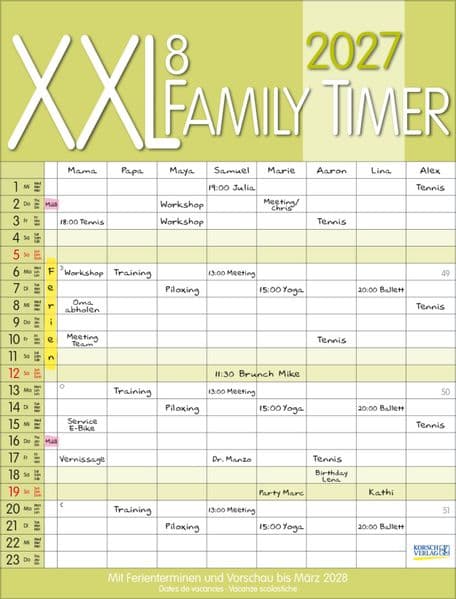 XXL Family Timer 8 2027