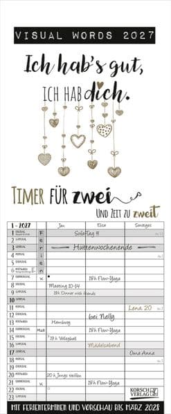 Visual Words Timer für 2 2027
