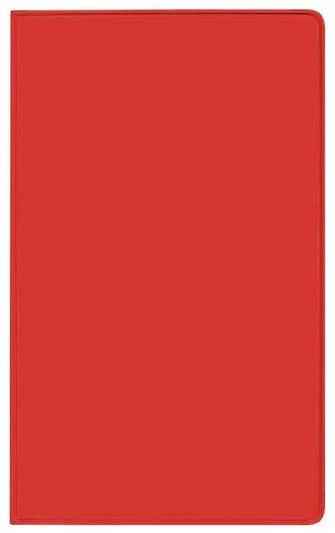Taschenkalender Saturn Leporello PVC rot 2027