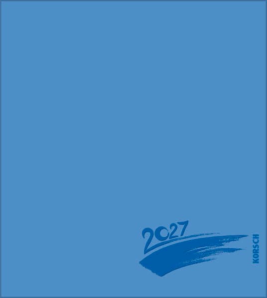 Foto-Malen-Basteln Bastelkalender blau 2027