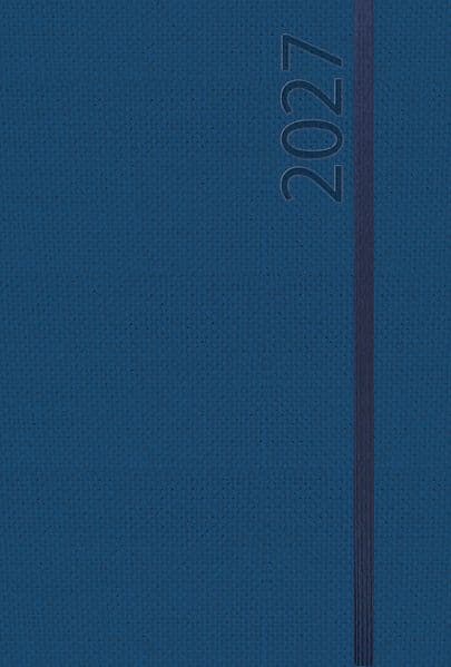 Buchkalender Wochentimer Spirale dunkelblau 2027