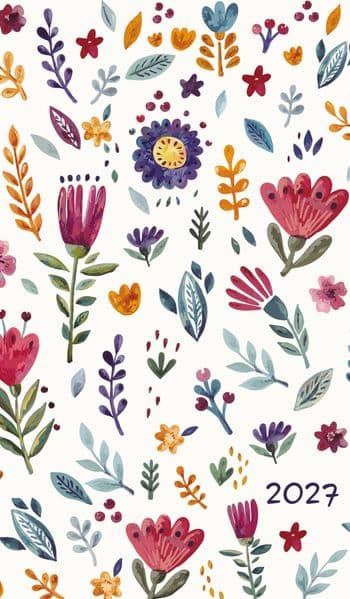 Taschenkalender Youngtimer Flowers 2027